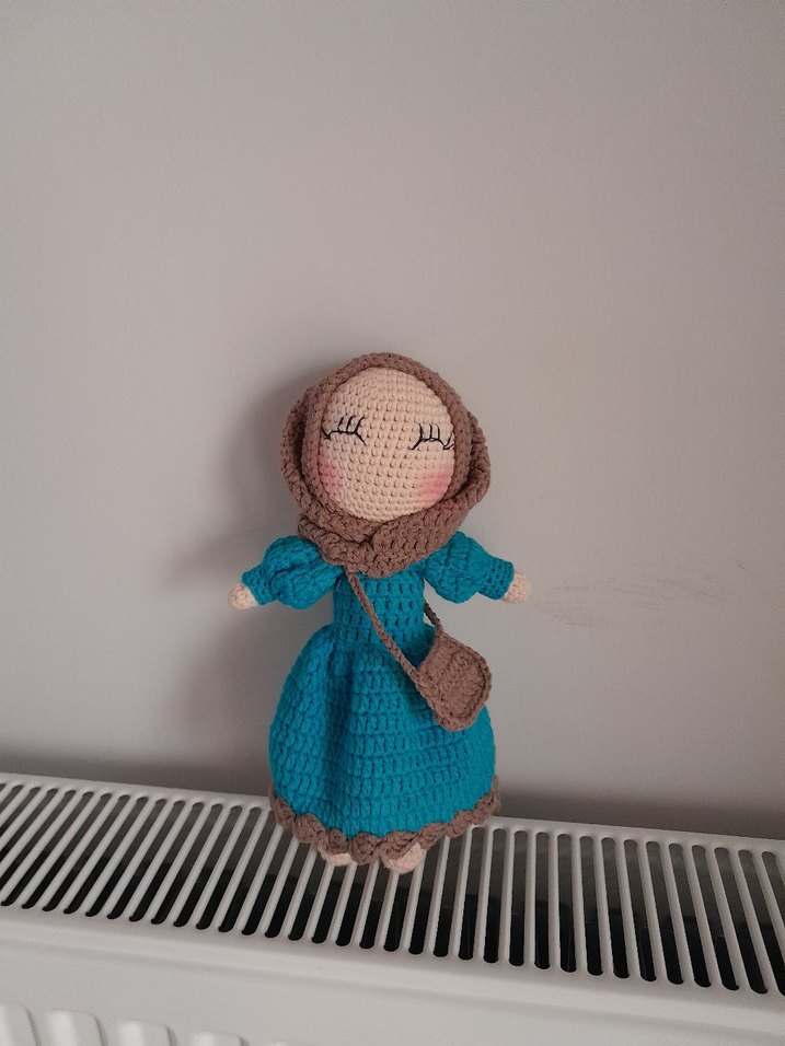 amigurımi tesettürlü bebek - Görsel 3