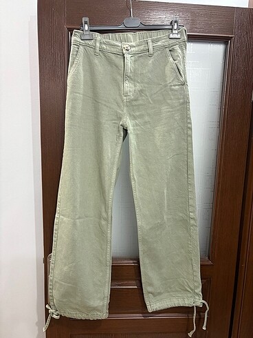 Zara yeşil pantolon