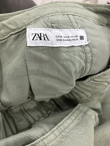 m Beden yeşil Renk Zara yeşil pantolon