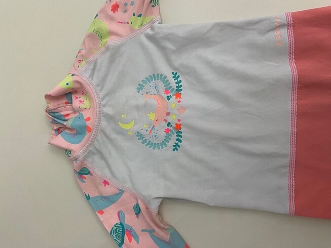 9-12 Ay Beden pembe Renk Decathlon uvkorumalı çocuk mayo ve slip stop
