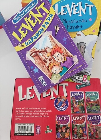 Levent İz peşinde 2 Kitap seti