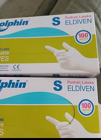 s Beden Pudralı Lateks Eldiven