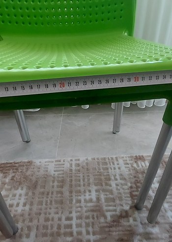ALEMİNYUM AYAKLI 4 ADET SANDALYE - Görsel 6