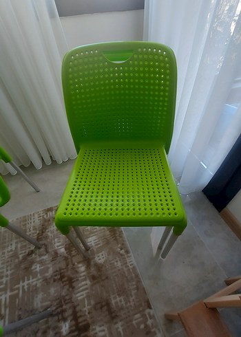 ALEMİNYUM AYAKLI 4 ADET SANDALYE - Görsel 4