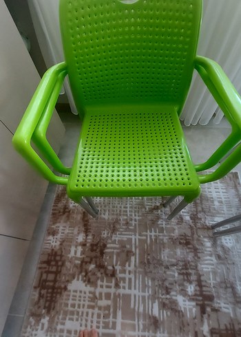 ALEMİNYUM AYAKLI 4 ADET SANDALYE - Görsel 8