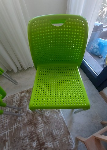 ALEMİNYUM AYAKLI 4 ADET SANDALYE - Görsel 9