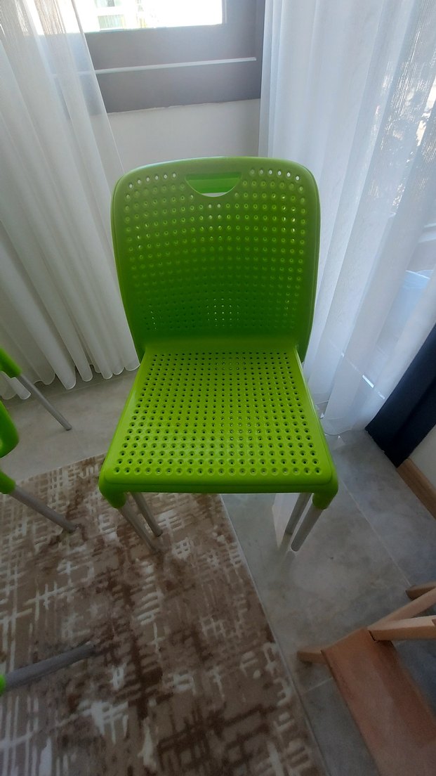 ALEMİNYUM AYAKLI 4 ADET SANDALYE - Görsel 4