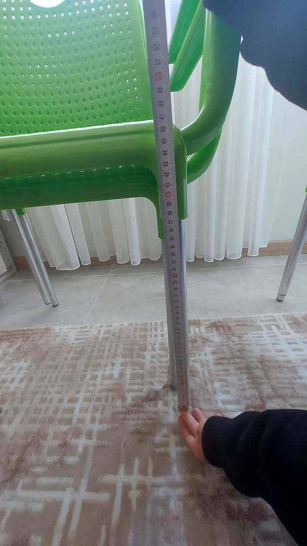 ALEMİNYUM AYAKLI 4 ADET SANDALYE - Görsel 5