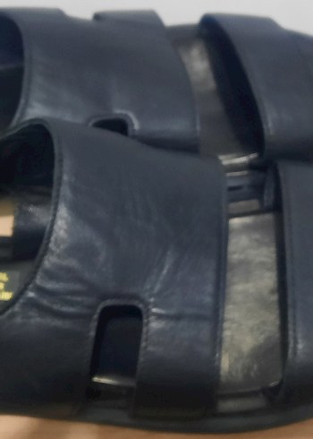 Siyah Erkek Tokalı Sandalet - Görsel 10