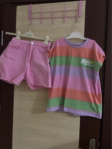 Lc Waikiki kız çocuk şort tişört