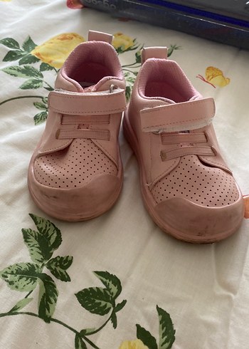 Kız Çocuk Pembe ilk adamCırtcırtlı Spor Ayakkabı