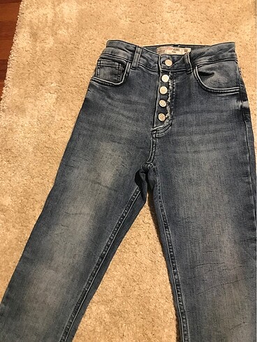 Mudo Önden Düğmeli Skinny Kot Pantolon