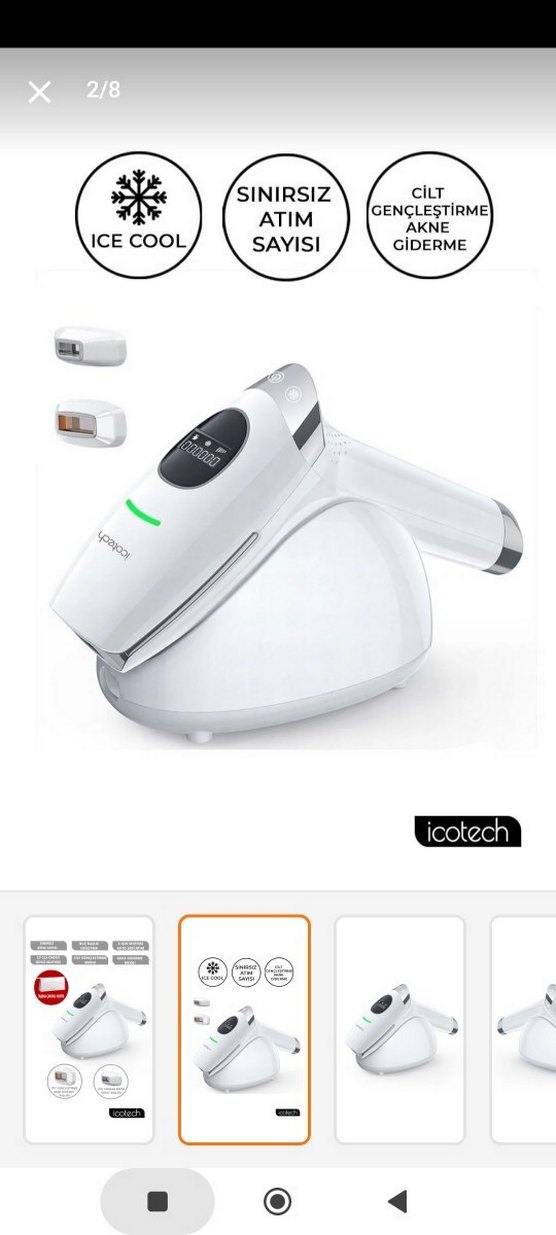 Icotech Beyaz Lazer Epilasyon Cihazı - Görsel 2