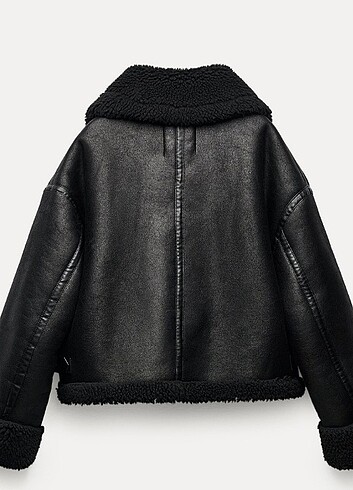 Zara Zara astar detaylı biker ceket