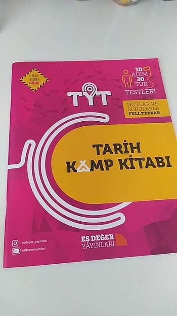 Eş Değer TYT Tarih Kamp Kitabı Full Tekrar 