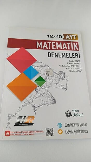 Hız ve Renk AYT Matematik Denemesi 12'li