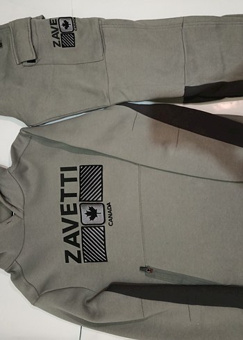 Gri Kapüşonlu Erkek Eşofman Takımı - Görsel 3