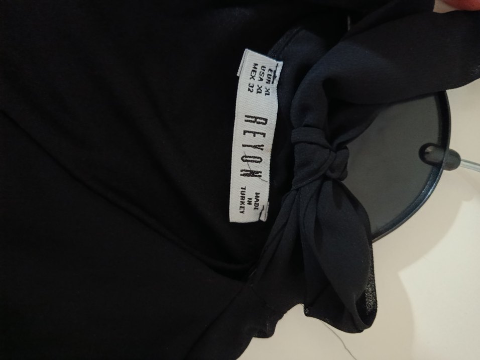 Siyah Uzun Kollu Gotik Elbise - Görsel 5