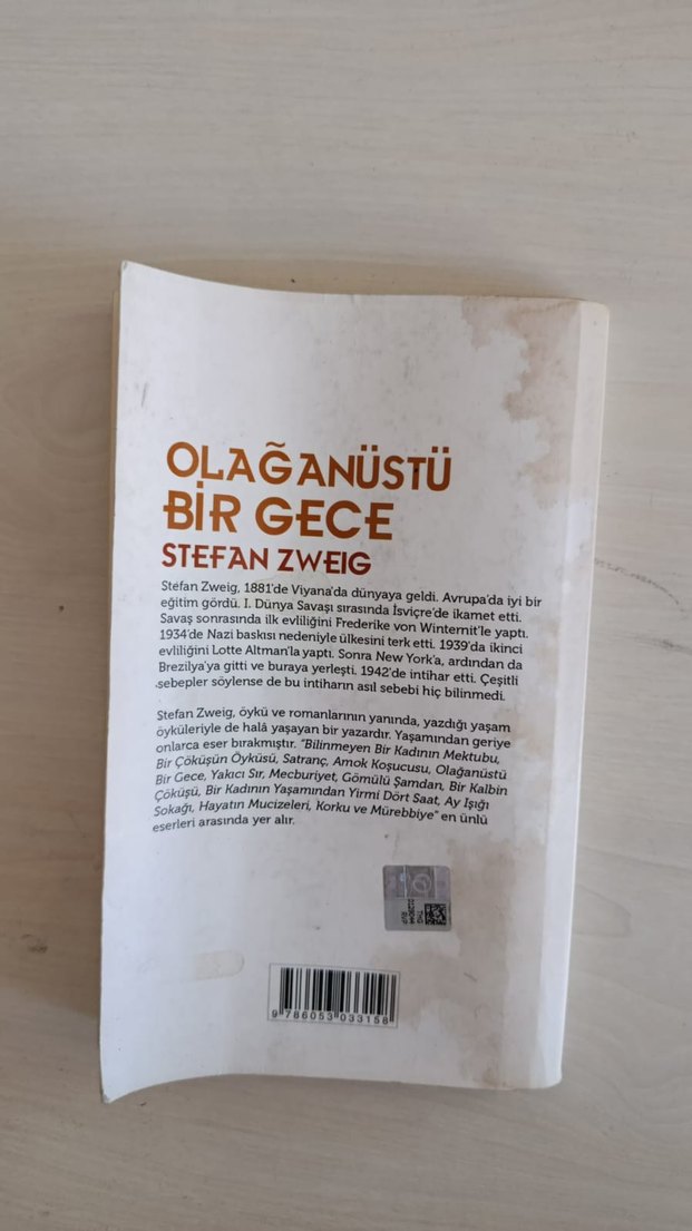 Olağanüstü Bir Gece - Stefan Zweig - Görsel 2