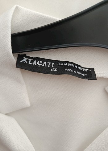 Uzun Kollu Beyaz V Yaka Kadın Bluz - Görsel 4