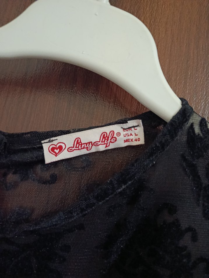 Dantel İşlemeli Siyah Midi Elbise - Görsel 3