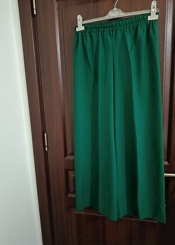 Uzun Kollu, Bol Kesim Yeşil Kadın pantolon üst takım - Görsel 7