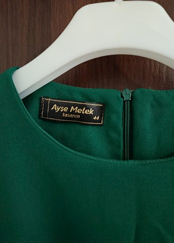 Uzun Kollu, Bol Kesim Yeşil Kadın pantolon üst takım - Görsel 4