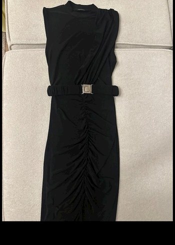 m Beden siyah Renk Uzun Siyah Drapeli Gotik Kadın Elbise