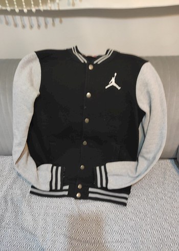 Jordan nakışlı unisex kolej ceket - Görsel 4