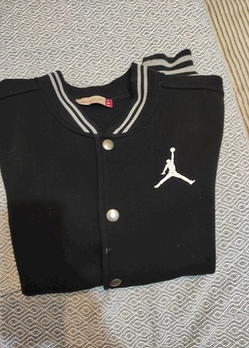 Jordan nakışlı unisex kolej ceket - Görsel 6