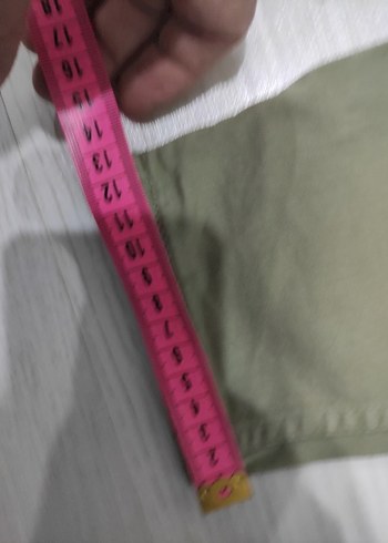 Polo garage Kadın Haki  Fermuarlı Kumaş Pantolon - Görsel 8