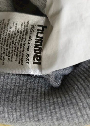 Hummel marka Bayan Gri Fermuarlı Sweatshirt - Görsel 5