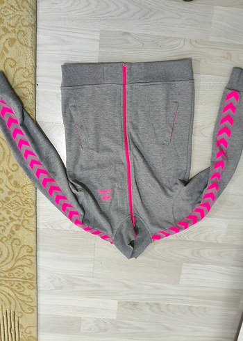 Hummel marka Bayan Gri Fermuarlı Sweatshirt - Görsel 2