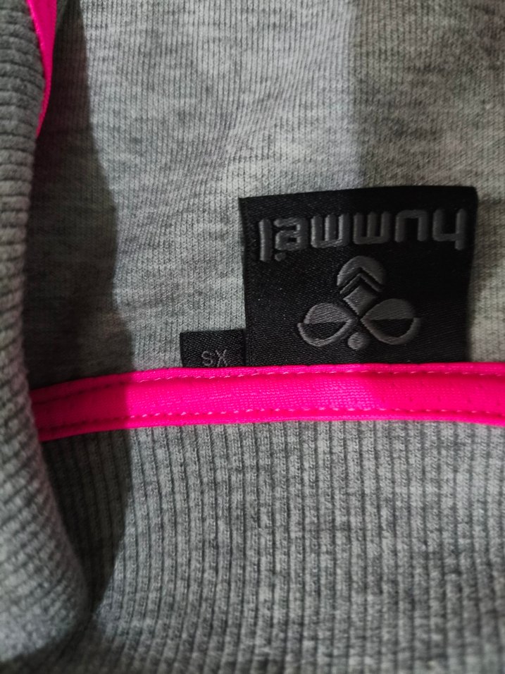 Hummel marka Bayan Gri Fermuarlı Sweatshirt - Görsel 4