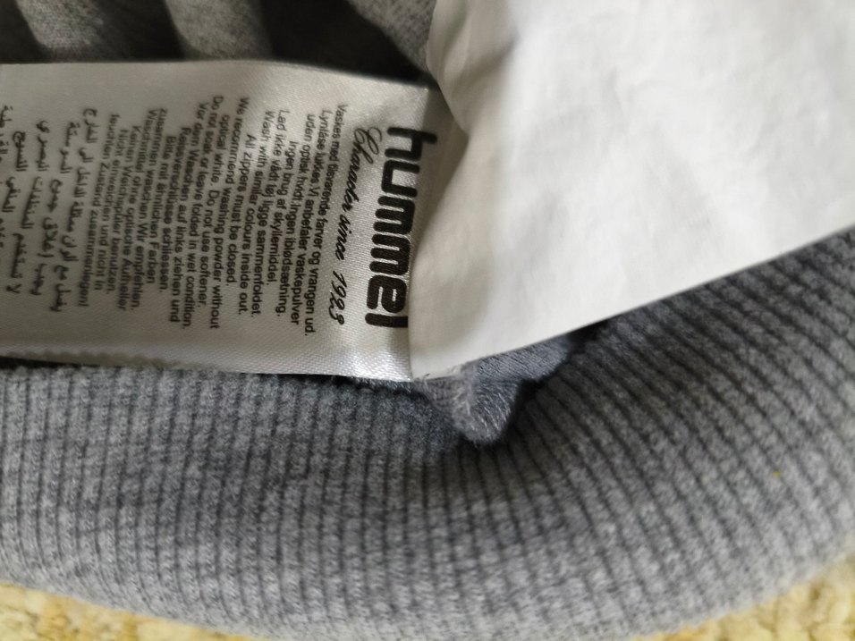 Hummel marka Bayan Gri Fermuarlı Sweatshirt - Görsel 5