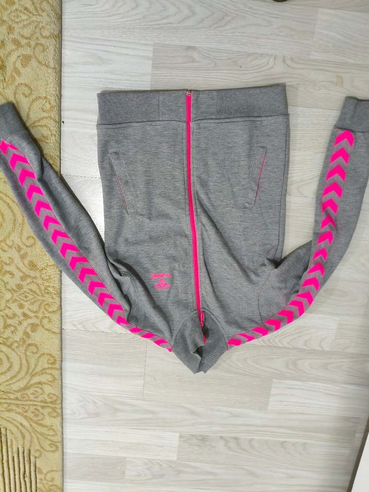 Hummel marka Bayan Gri Fermuarlı Sweatshirt - Görsel 2