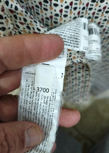 orijinal Mango marka Bej Düğmeli Uzun Kollu Kadın Gömlek - Görsel 6