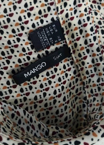 orijinal Mango marka Bej Düğmeli Uzun Kollu Kadın Gömlek - Görsel 8