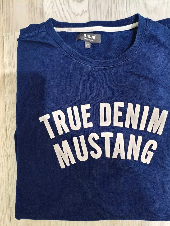 Mustang Lacivert Erkek Denim Sweatshirt - Görsel 2