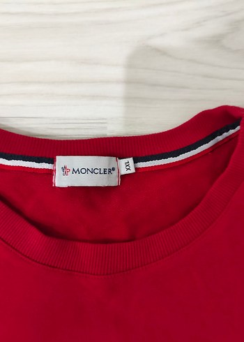 Kırmızı Moncler Erkek Sweatshirt - Görsel 4