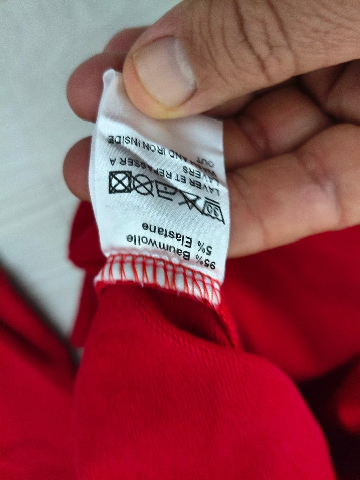 Kırmızı Moncler Erkek Sweatshirt - Görsel 3