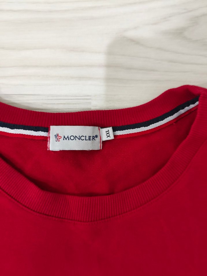 Kırmızı Moncler Erkek Sweatshirt - Görsel 4