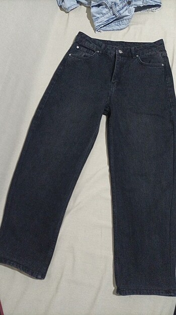 Trendyol & Milla Wide leg yüksek bel pantolon siyah