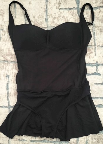 Siyah kadın etekli mayo - Görsel 6