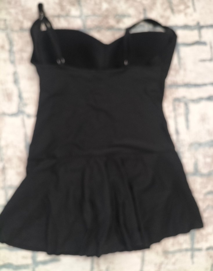 Siyah kadın etekli mayo - Görsel 2