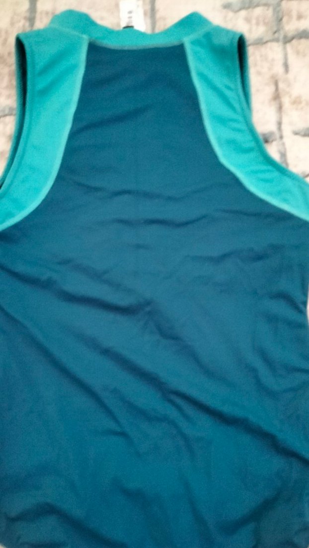 Fermuarlı Kolsuz Lacivert Mayo - Görsel 5