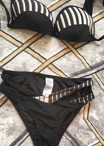 Nbb Siyah Strappy Kadın Bikini Takımı