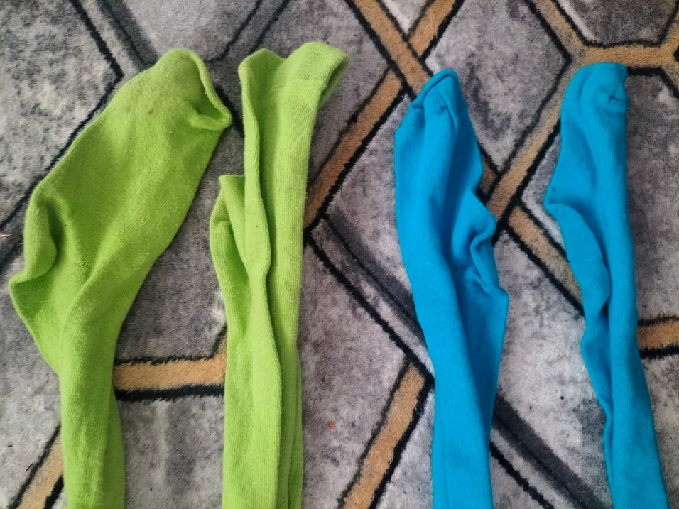 Kız Çocuk Elastik Bel Renkli Tayt - Görsel 3