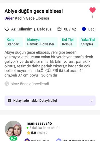 Abiye düğün gece elbisesi - Görsel 10