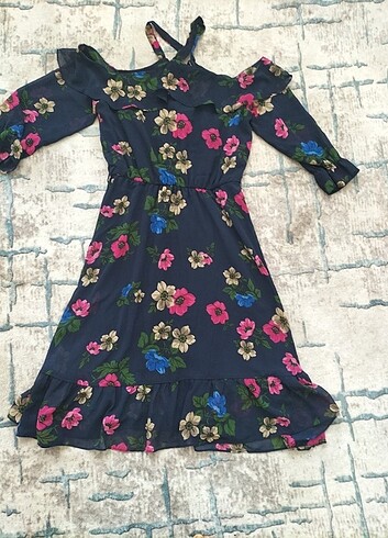 Bayan şifon elbise - Görsel 3